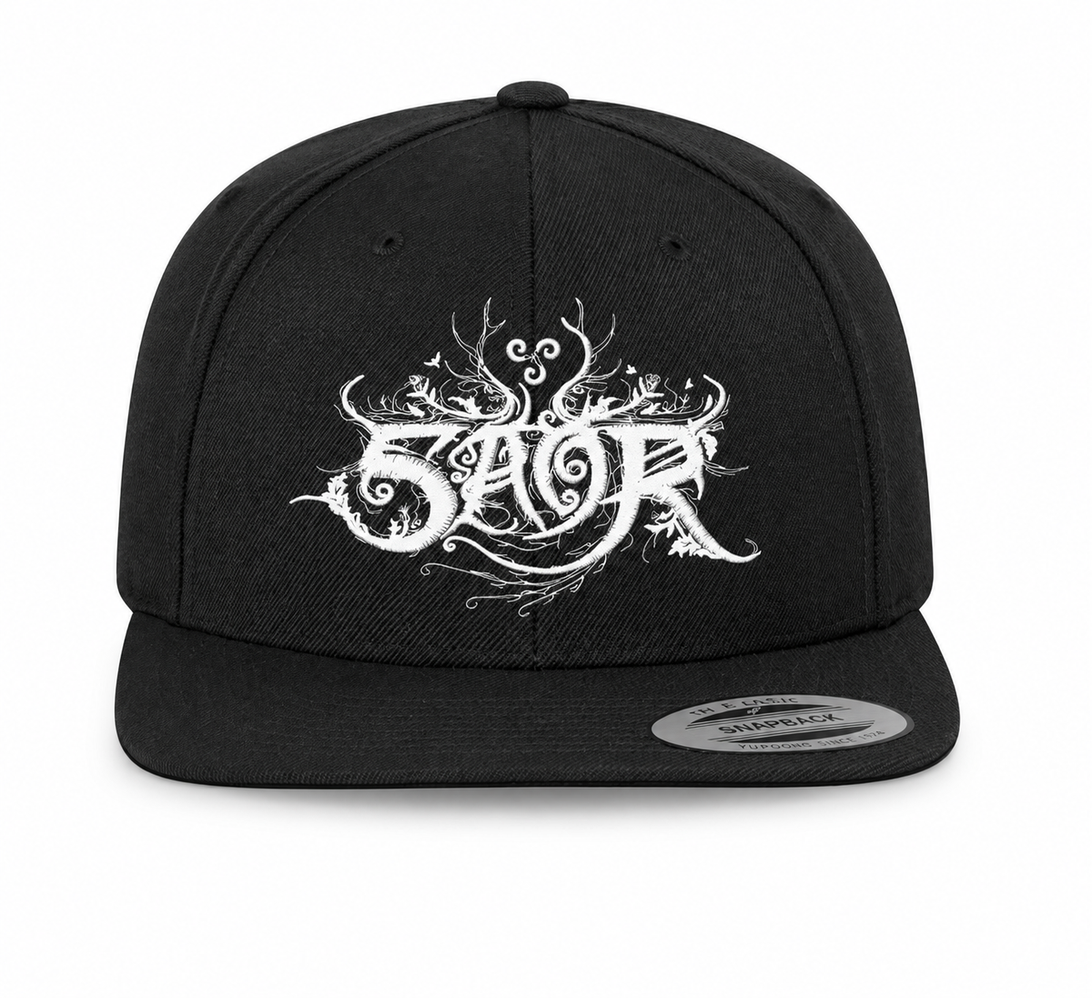SAOR | "Logo" | Black Flexfit Flat Visor Cap