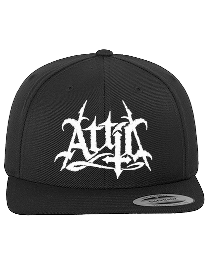 ATTIC | "Logo" | Black Flexfit Curved Classic Snapback Cap