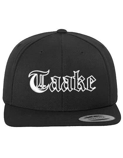 TAAKE | "Logo" | Black Flexfit Curved Classic Snapback Cap