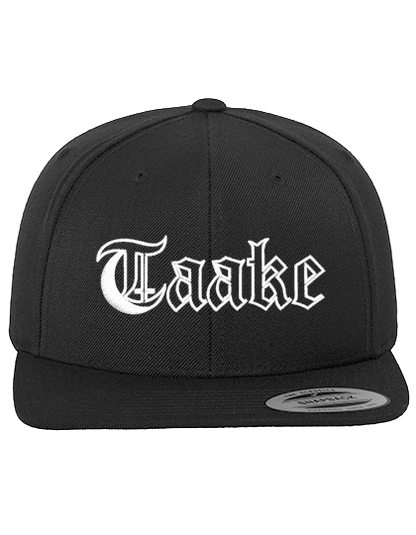 TAAKE | "Logo" | Black Flexfit Curved Classic Snapback Cap