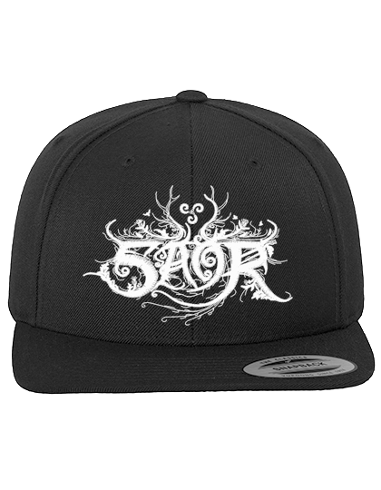 SAOR | "Logo" | Black Flexfit Curved Classic Snapback Cap