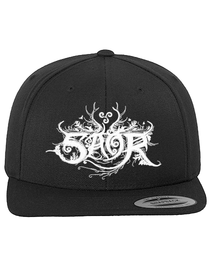 SAOR | "Logo" | Black Flexfit Curved Classic Snapback Cap