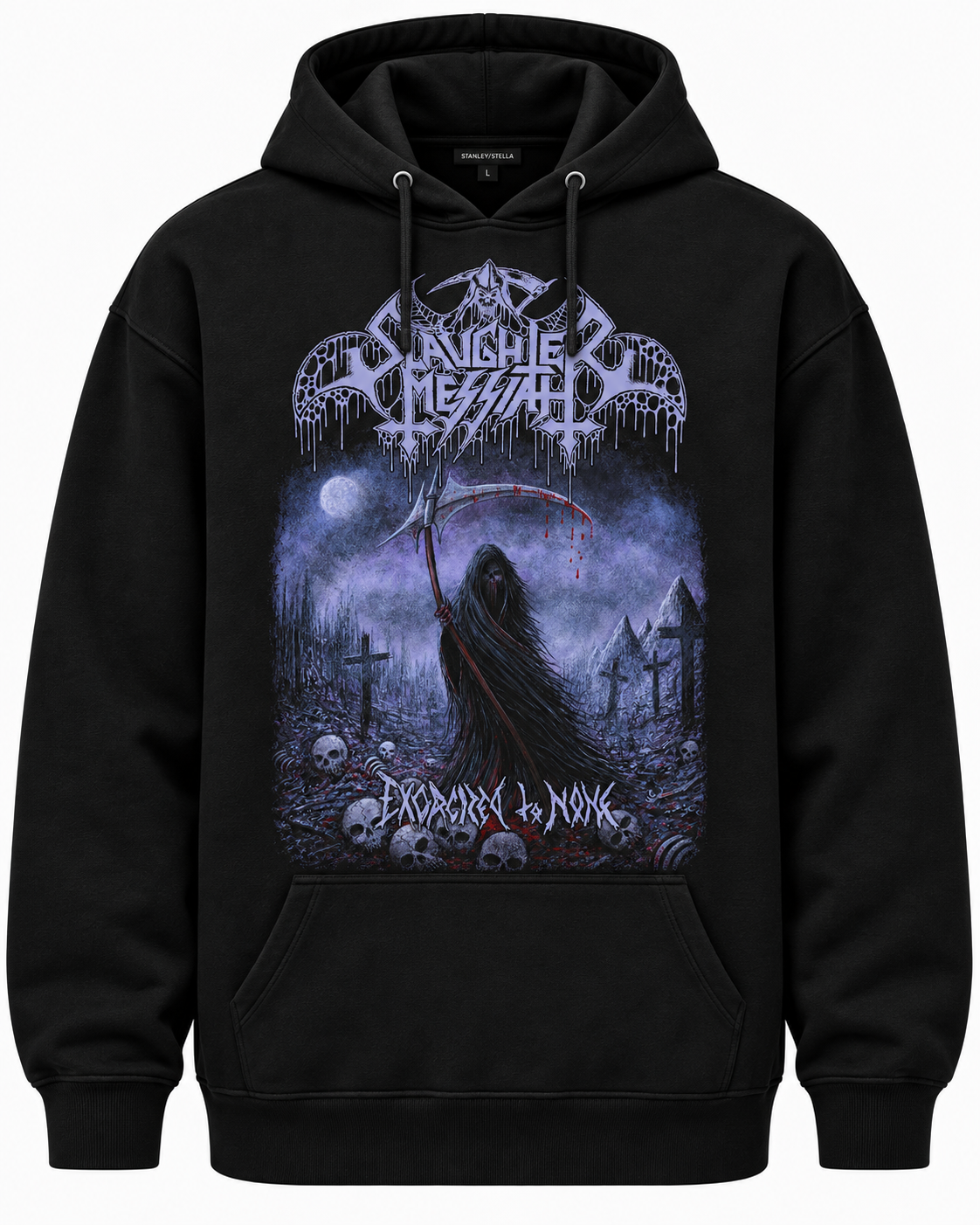 SLAUGHTER MESSIAH | "Exorcized To None" | Black Premium Hoodie | Men / Women [Unisex]