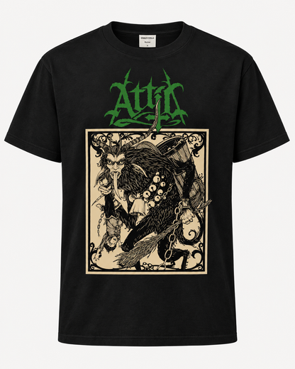 ATTIC | "Krampus" | Black Premium T-Shirt | Men
