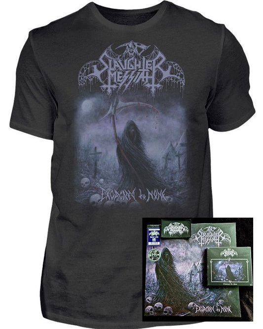 SLAUGHTER MESSIAH | "Exorcized To None" | Deluxe Bundle <CD, LP, Patch & T-Shirt> | Men