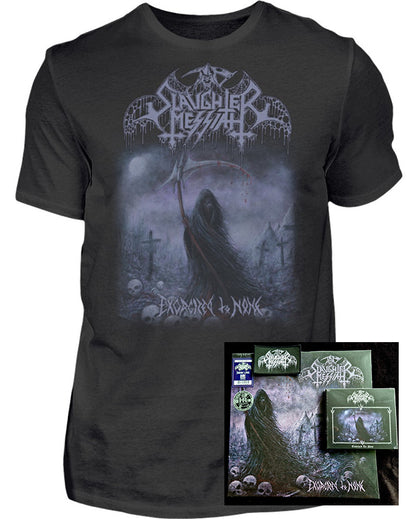 SLAUGHTER MESSIAH | "Exorcized To None" | Deluxe Bundle <CD, LP, Patch & T-Shirt> | Men