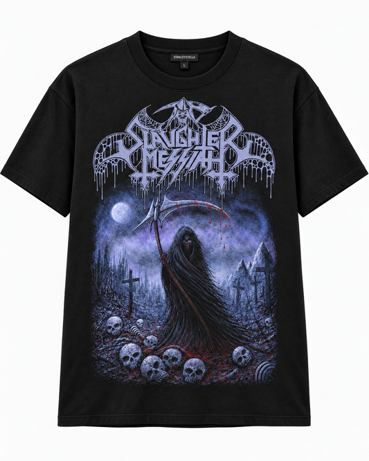SLAUGHTER MESSIAH | "Exorcized To None" | Black Premium T-Shirt | Men
