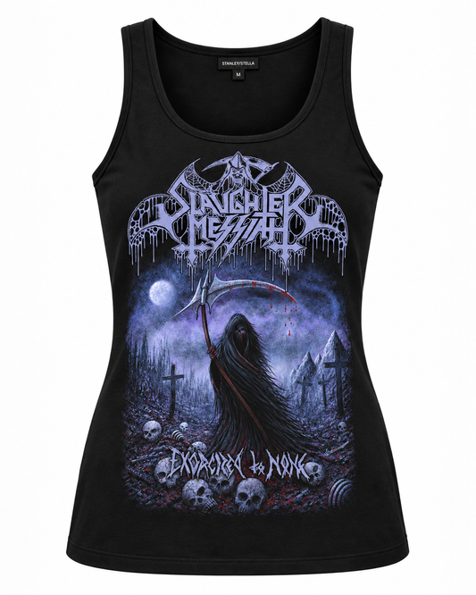 SLAUGHTER MESSIAH | "Exorcized To None" | Black Premium Tanktop | Women / Ladies