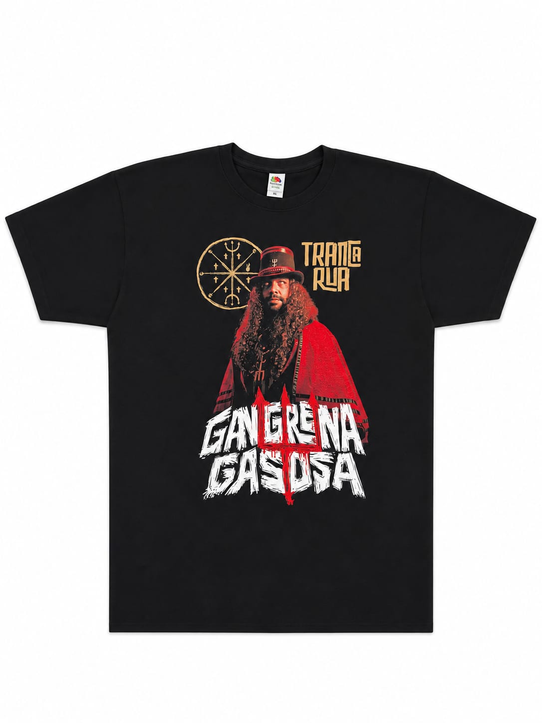 GANGRENA GASOSA | "Tranca Rua" | Black T-Shirt | Men / Women [Unisex]
