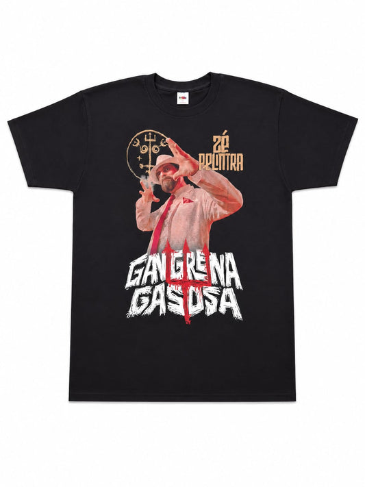 GANGRENA GASOSA | "Zé Pelintra" | Black T-Shirt | Men / Women [Unisex]