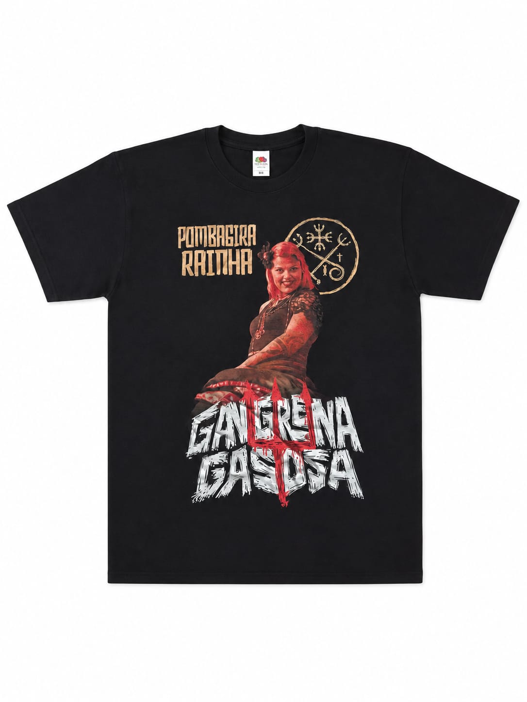 GANGRENA GASOSA | "Pombagira Rainha" | Black T-Shirt | Men / Women [Unisex]