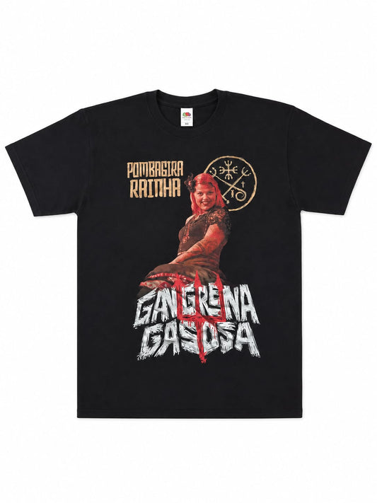 GANGRENA GASOSA | "Pombagira Rainha" | Black T-Shirt | Men / Women [Unisex]
