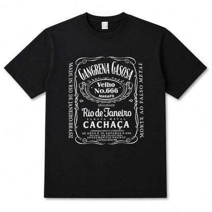 GANGRENA GASOSA | "Cachaça" | Black Premium T-Shirt | Men / Women [Unisex] SALE!!!