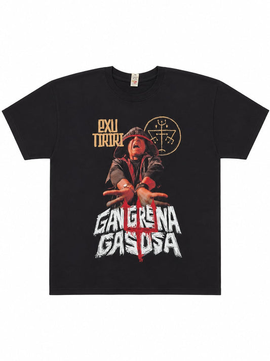 GANGRENA GASOSA | "Exu Triri" | Black T-Shirt | Men / Women [Unisex]