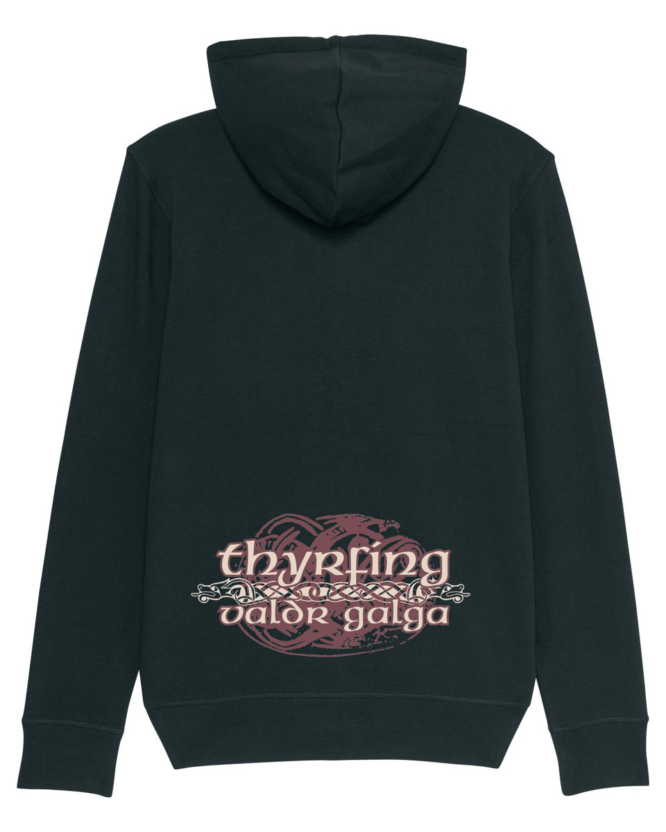THYRFING | "Valdr Galga" | Black Premium Hooded Zipper | Men / Women [Unisex]