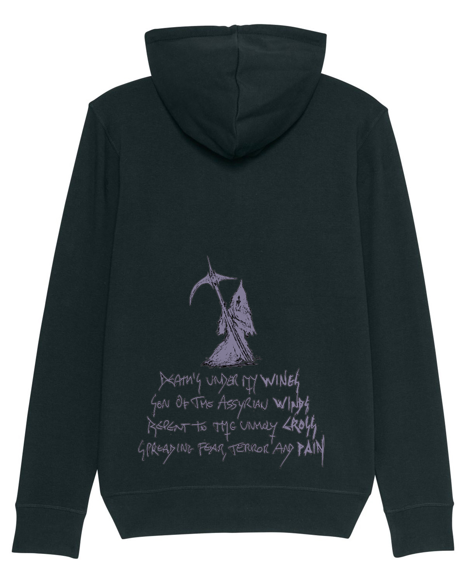 SLAUGHTER MESSIAH | "Exorcized To None" | Black Premium Hooded Zipper | Men / Women [Unisex]