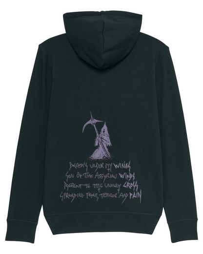 SLAUGHTER MESSIAH | "Exorcized To None" | Black Premium Hooded Zipper | Men / Women [Unisex]