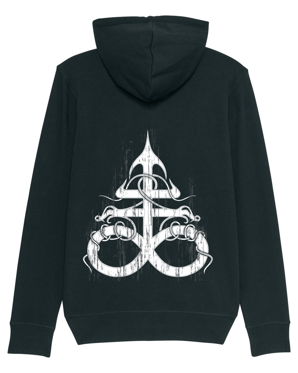 NAGLFAR | "Harvest" | Black Premium Hooded Zipper | Men / Women [Unisex]