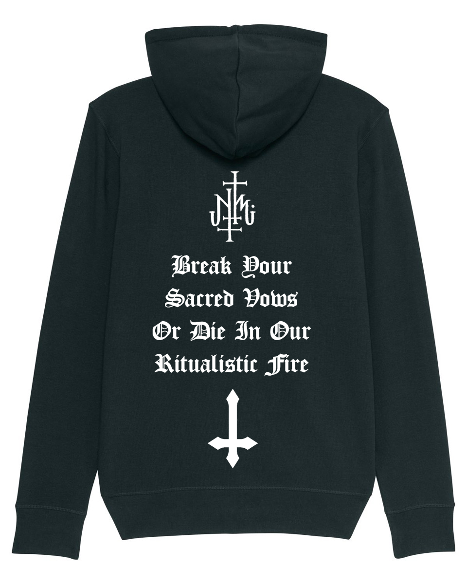 ATTIC | "Logo" | Black Premium Hooded Zipper | Men / Women [Unisex]