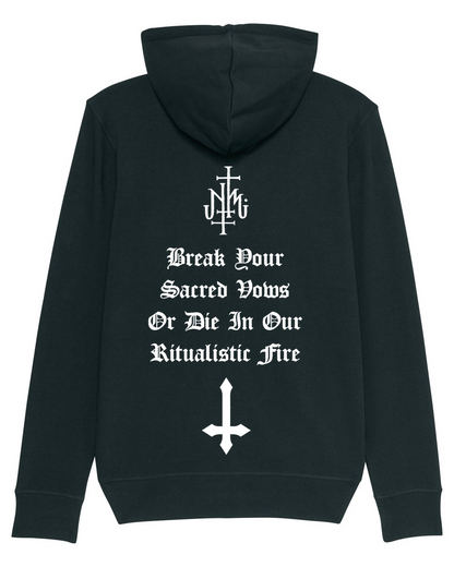 ATTIC | "Logo" | Black Premium Hooded Zipper | Men / Women [Unisex]