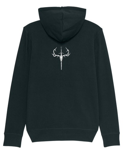 SAOR | "Ghillie Dhu" | Black Premium Hooded Zipper | Men / Women [Unisex]