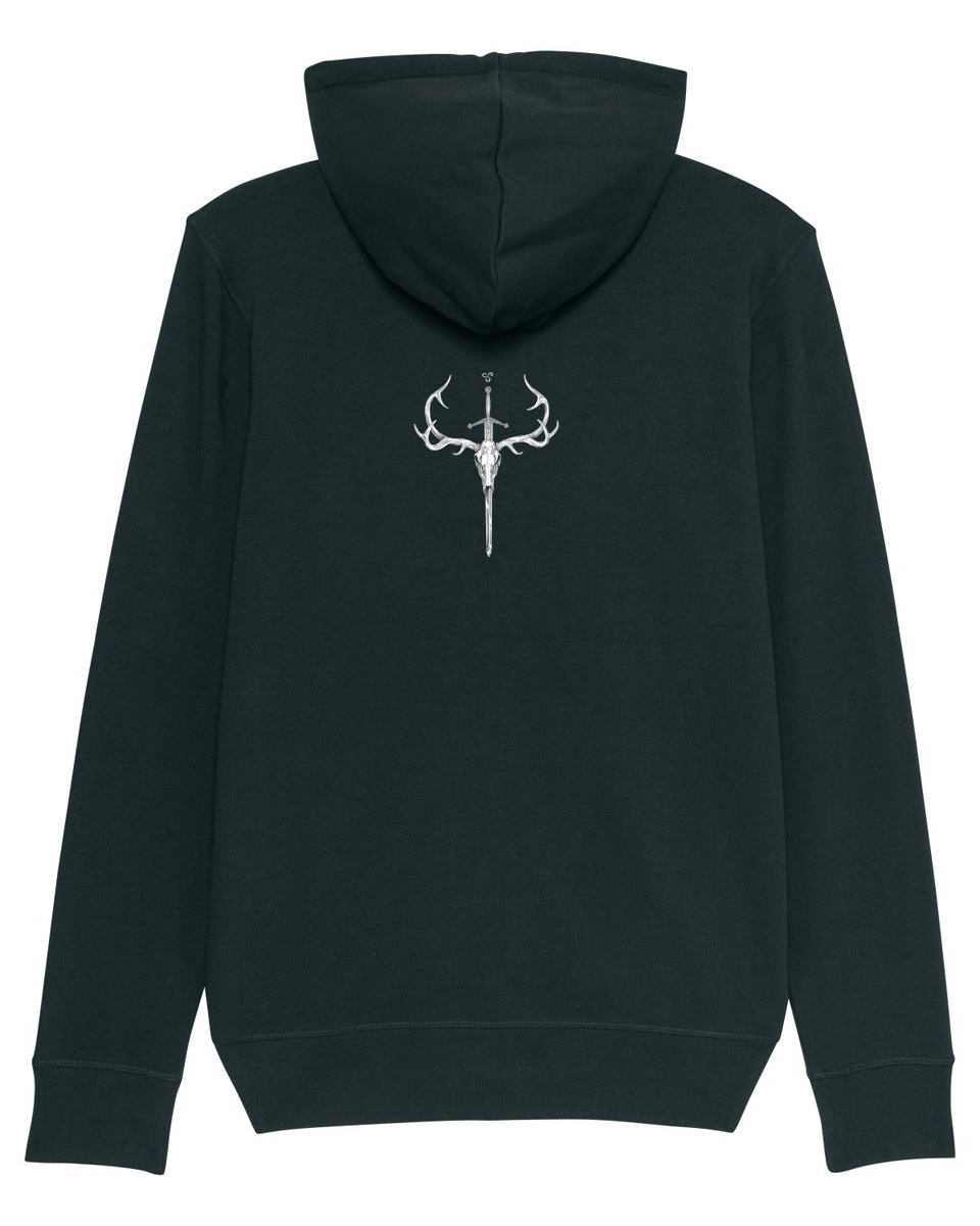 SAOR | "Pillars Of The Earth" | Black Premium Hooded Zipper | Men / Women [Unisex]