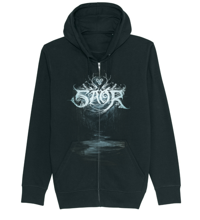 SAOR | "Forest" | Black Premium Hooded Zipper | Men / Women [Unisex]