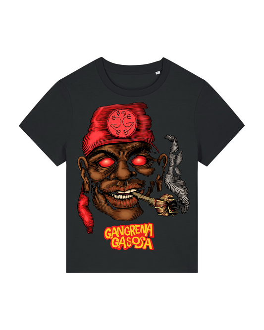 GANGRENA GASOSA | "O SACI" | Black Premium T-Shirt | Women / Ladies