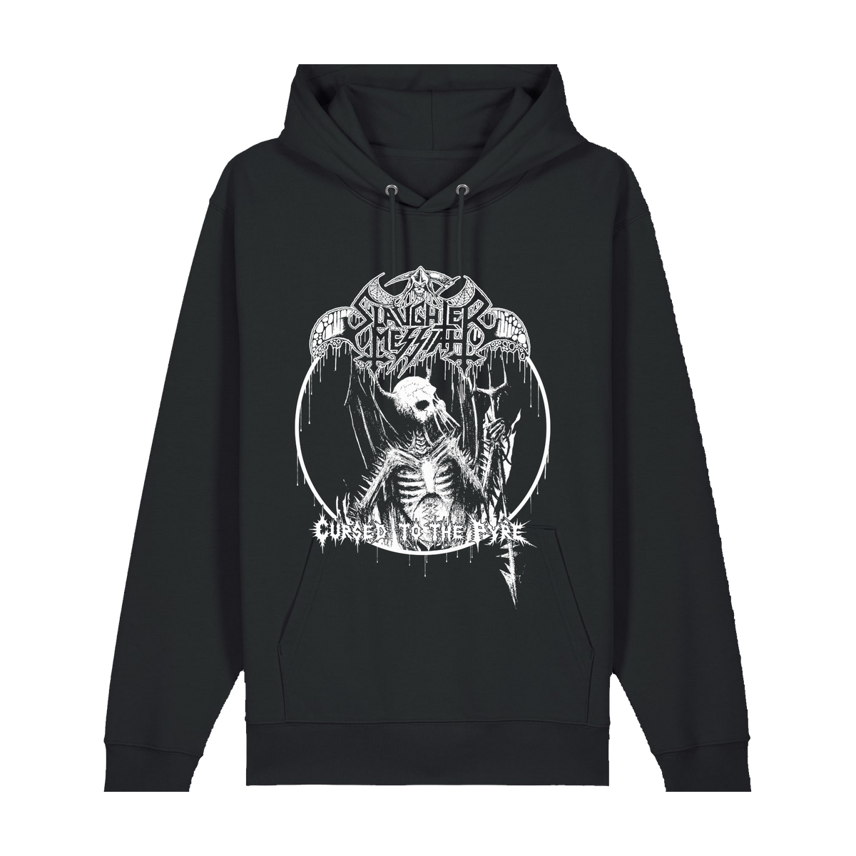 SLAUGHTER MESSIAH | "Cursed To The Pyre" | Black Premium Hoodie | Men / Women [Unisex]