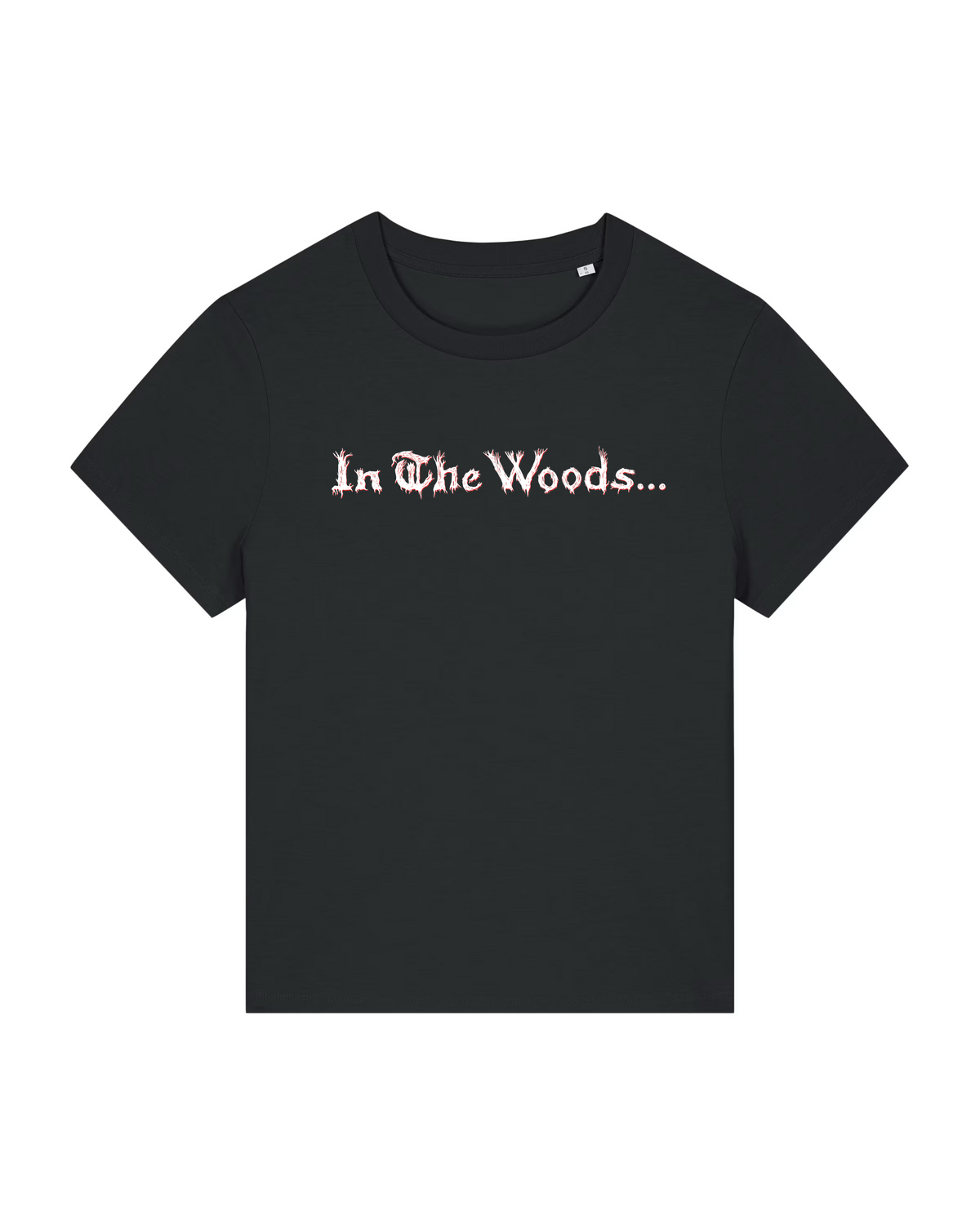 IN THE WOODS... | "Svart.Hvit.Rød." | Black Premium T-Shirt | Women / Ladies