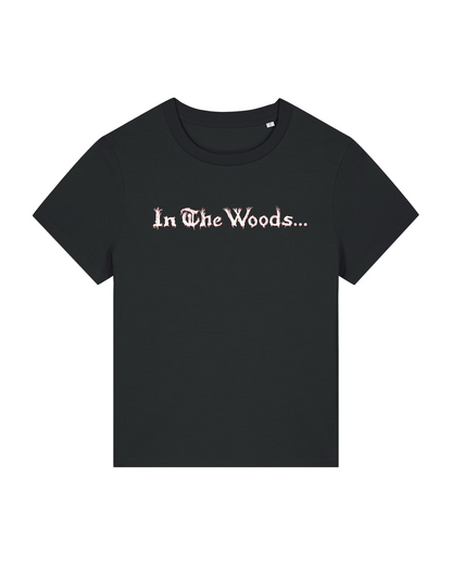 IN THE WOODS... | "Svart.Hvit.Rød." | Black Premium T-Shirt | Women / Ladies