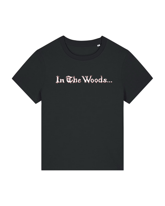 IN THE WOODS... | "Svart.Hvit.Rød." | Black Premium T-Shirt | Women / Ladies