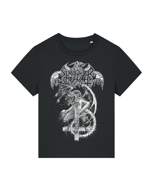 SLAUGHTER MESSIAH | "Putrid Invocation" | Black Premium T-Shirt | Women / Ladies