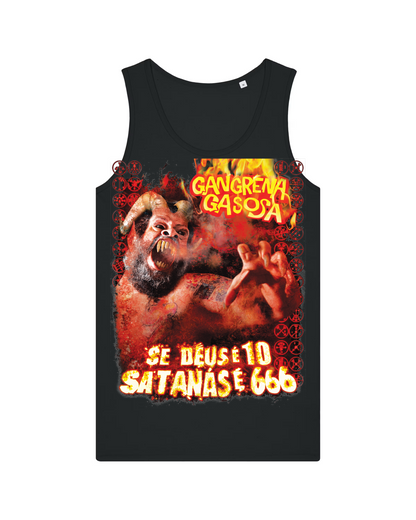 GANGRENA GASOSA | "DEUS É" | Black Premium Tanktop | Men