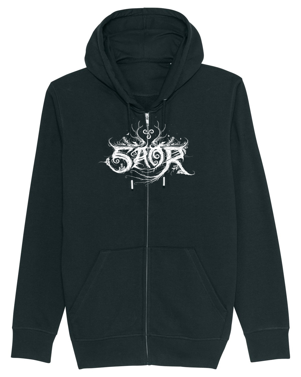 SAOR | "Forgotten Paths" | Black Premium Hooded Zipper | Men / Women [Unisex]