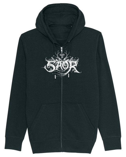 SAOR | "Forgotten Paths" | Black Premium Hooded Zipper | Men / Women [Unisex]