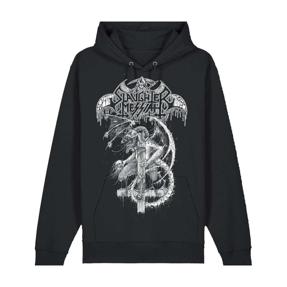 SLAUGHTER MESSIAH | "Putrid Invocation" | Black Premium Hoodie | Men / Women [Unisex]