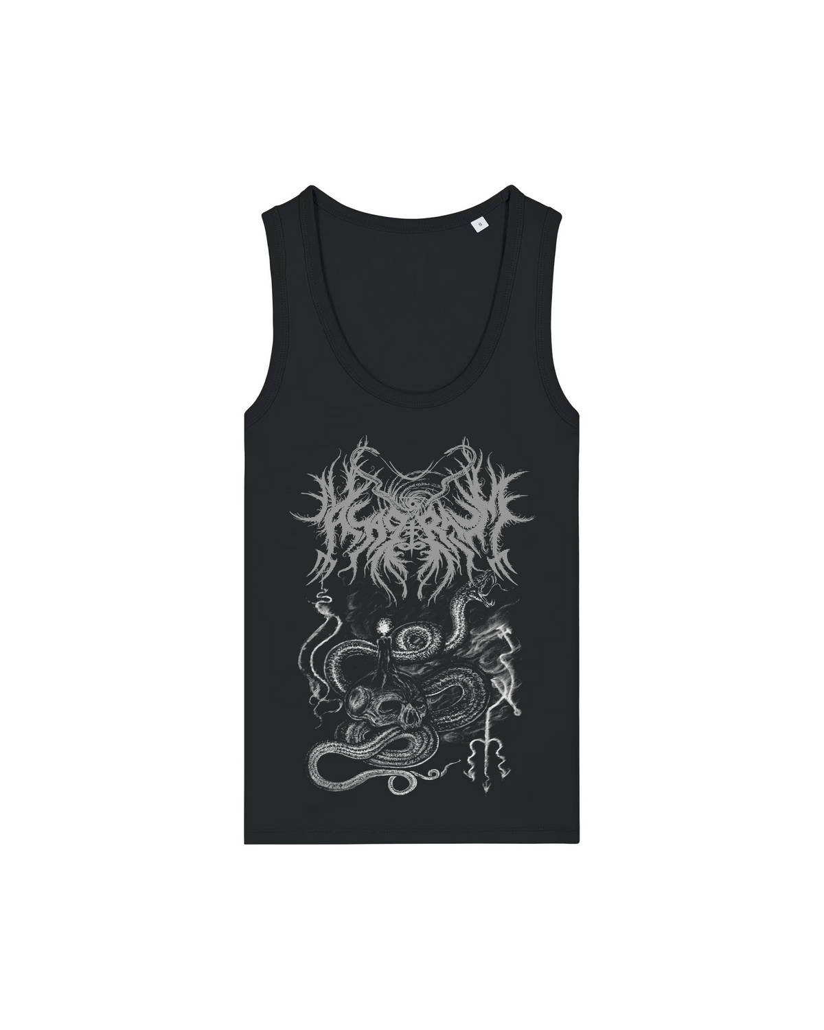 ASAGRAUM | "Snakes & Skull" | Black Premium Tanktop | Women / Ladies