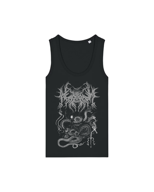 ASAGRAUM | "Snakes & Skull" | Black Premium Tanktop | Women / Ladies