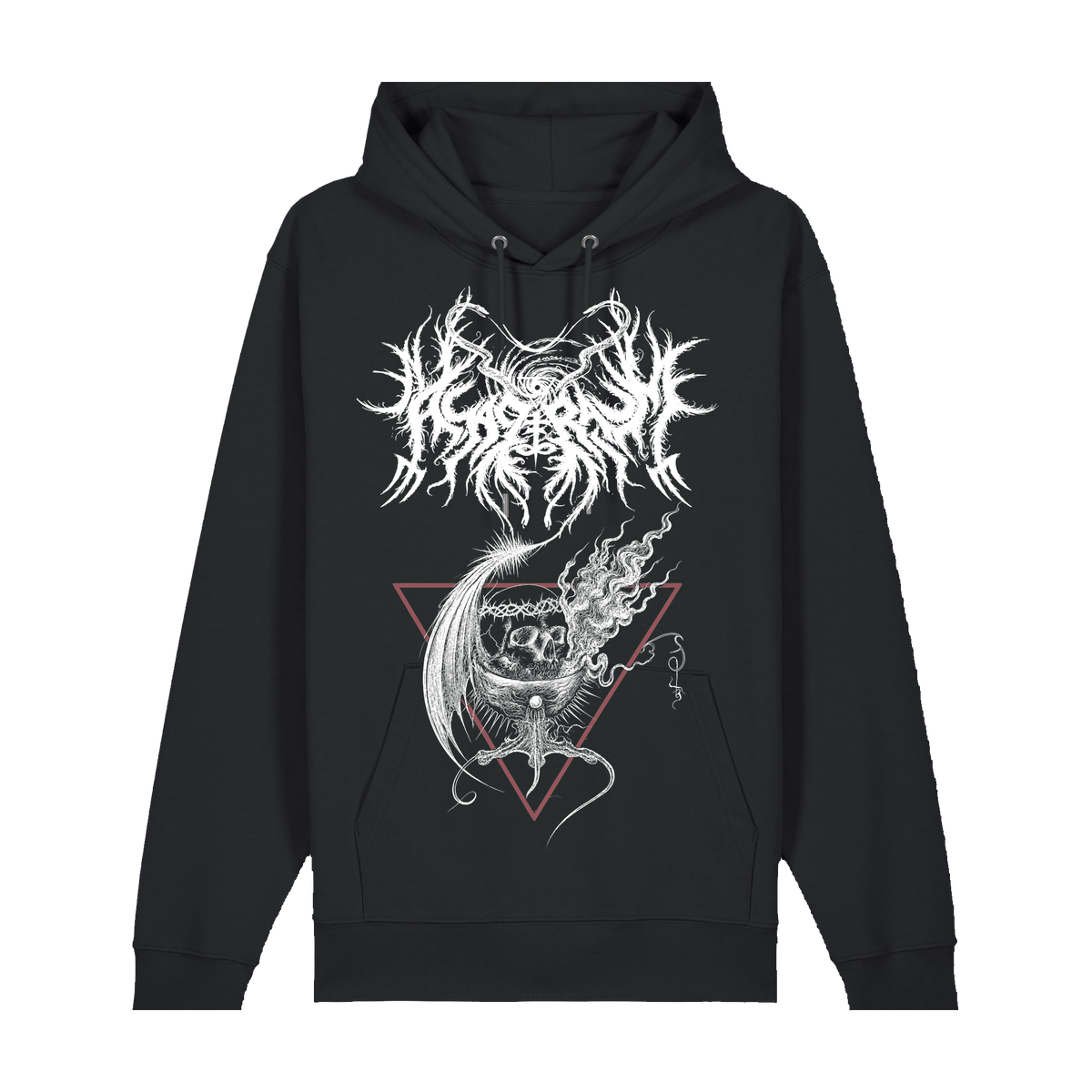 ASAGRAUM | "Triangle" | Black Premium Hoodie | Men / Women [Unisex]