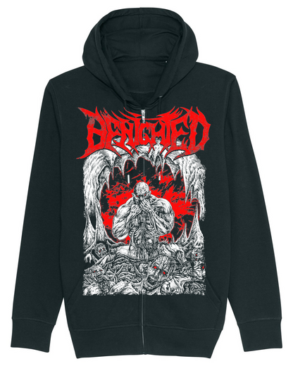 BENIGHTED | "Devour" | Black Premium Hooded Zipper | Men / Women [Unisex]