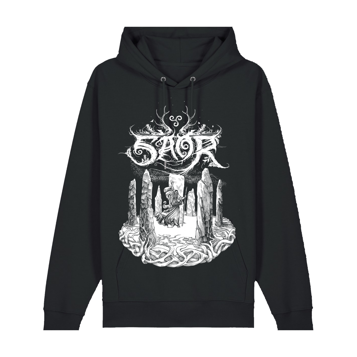 SAOR | "Stones" | Black Premium Hoodie | Men / Women [Unisex]