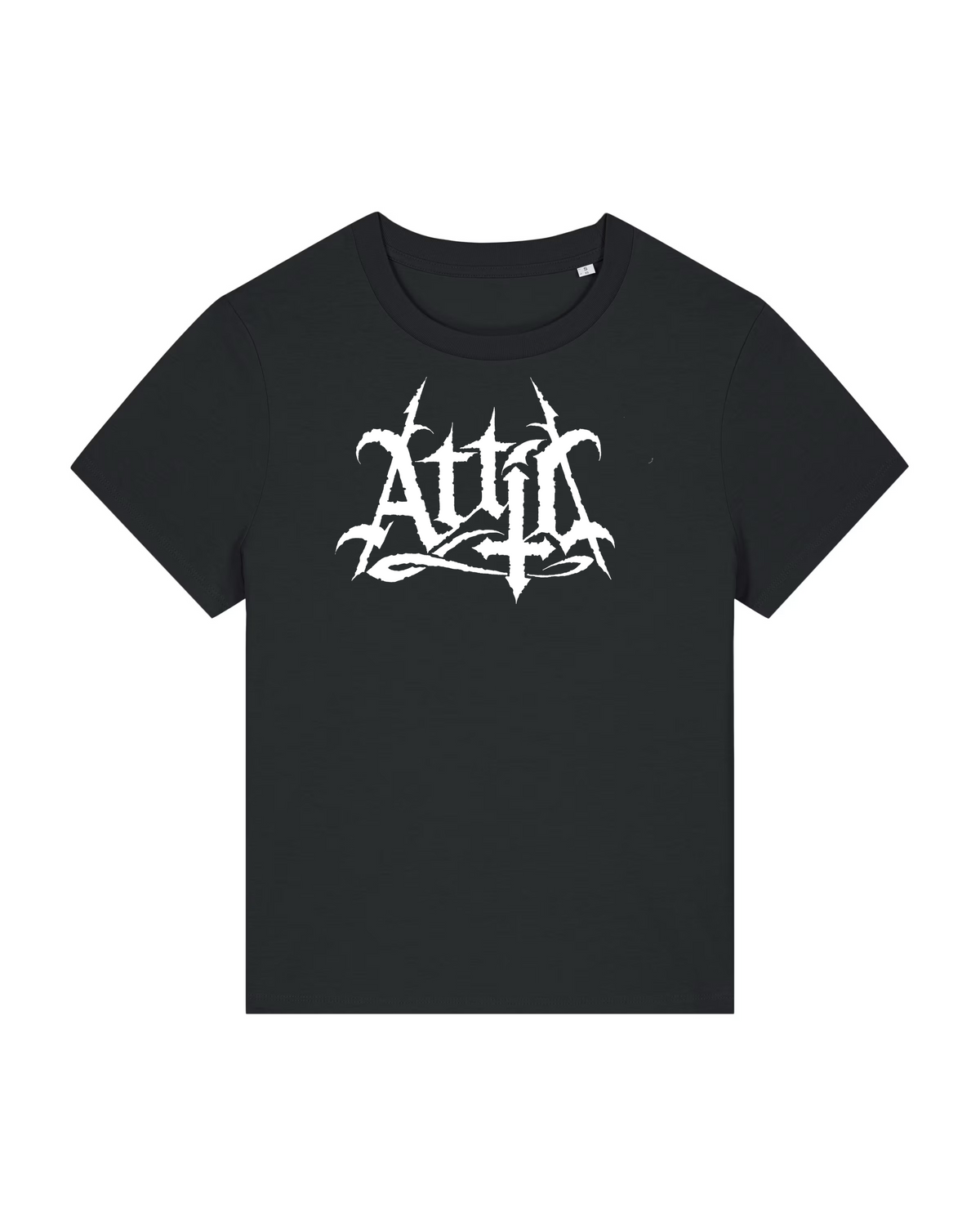 ATTIC | "Logo" | Black Premium T-Shirt | Women / Ladies