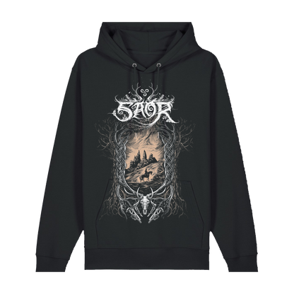 SAOR | "The Wanderer" | Black Premium Hoodie | Men / Women [Unisex]