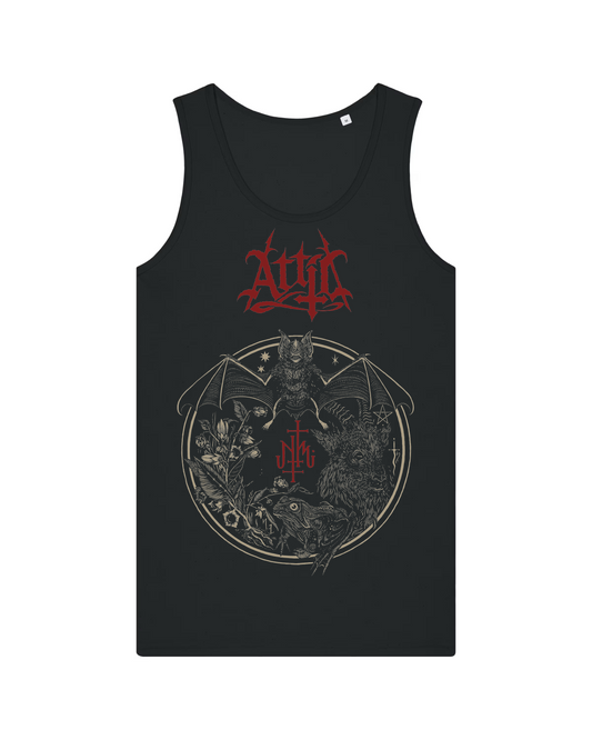 ATTIC | "Witchcraft" | Black Premium Tanktop | Men