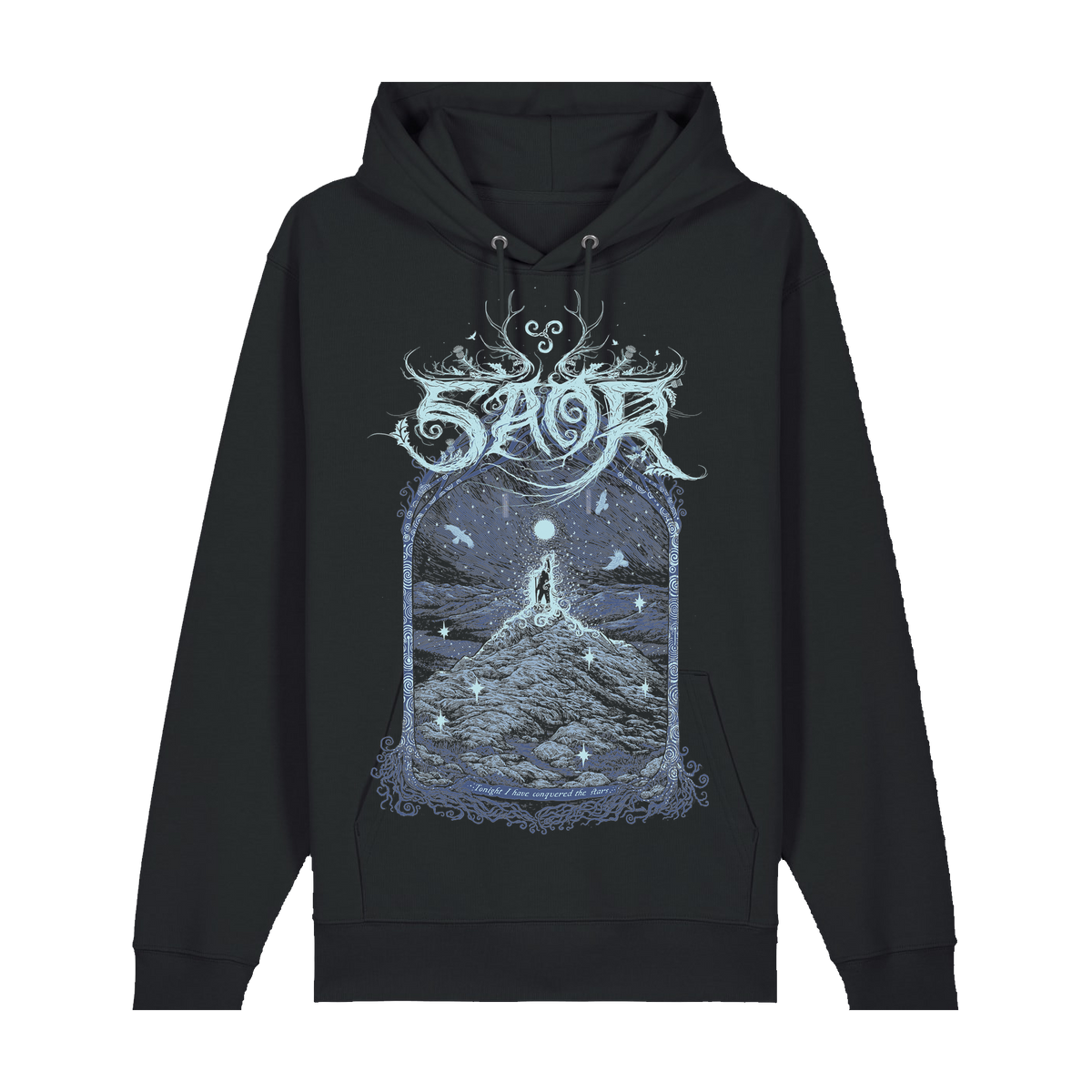 SAOR | "Pillars Of The Earth" | Black Premium Hoodie | Men / Women [Unisex]