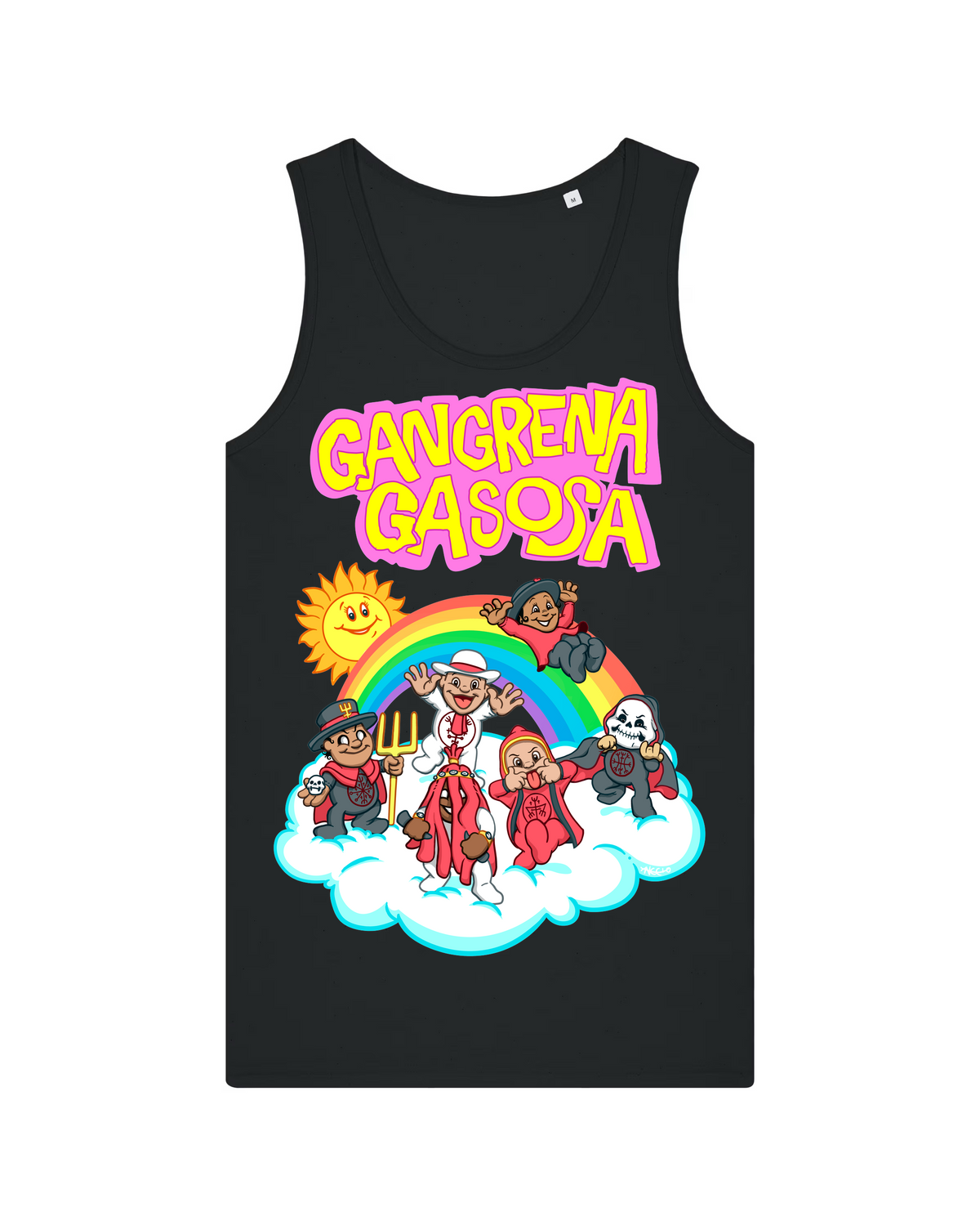 GANGRENA GASOSA | "FOFUCHA" | Black Premium Tanktop | Men