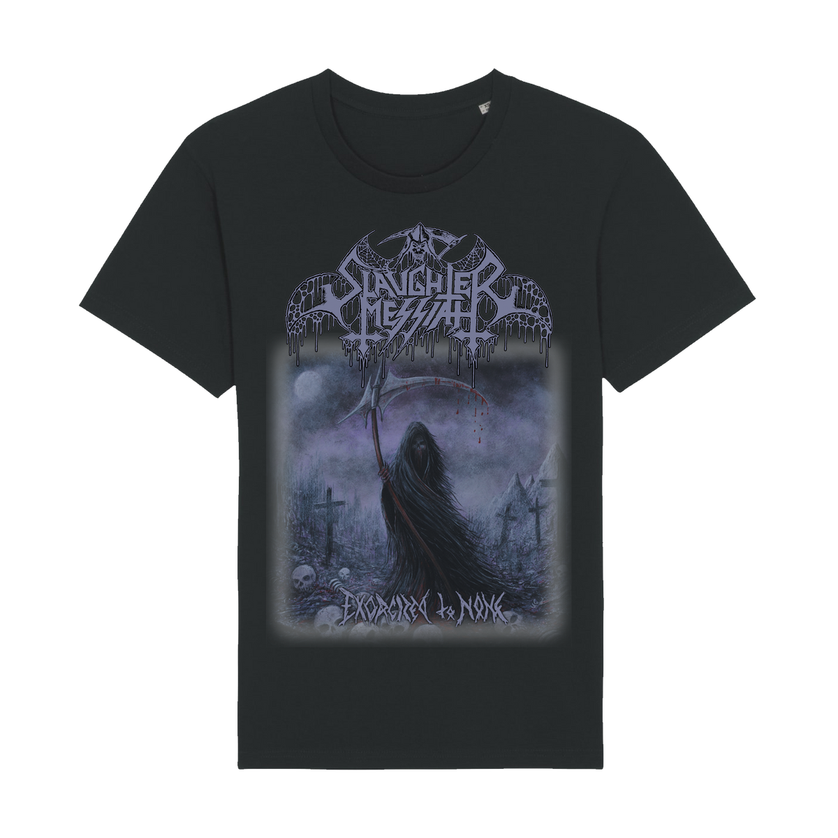 SLAUGHTER MESSIAH | "Exorcized To None" | Black Premium T-Shirt | Men