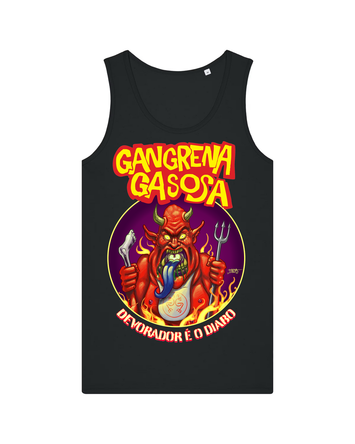 GANGRENA GASOSA | "DEVORADOR" | Black Premium Tanktop | Men