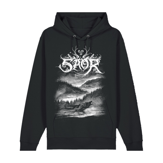 SAOR | "Wolf" | Black Premium Hoodie | Men / Women [Unisex]